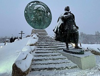 В Никольском открыт памятник Александру Невскому